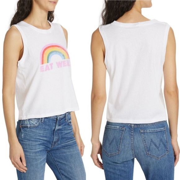 MOTHERThe Strong And The Silent Type Cotton Tank Size XS - Picture 3 of 12